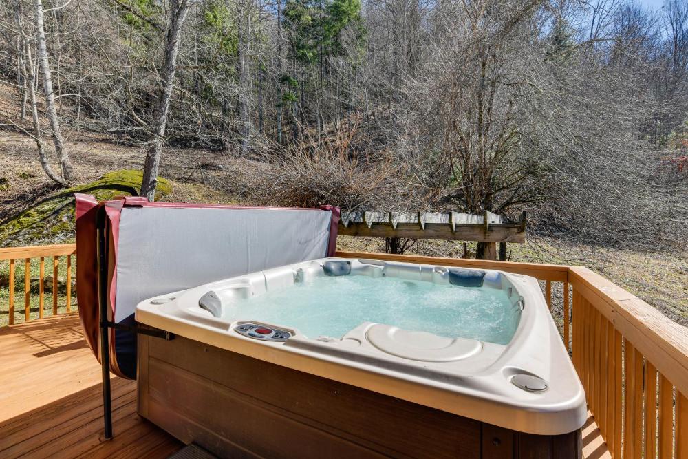 Peaceful Bryson City Cabin with Hot Tub and Deck!